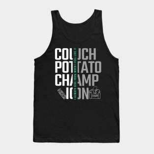 Couch Potato Champion-Funny Lazy People Gift Tank Top